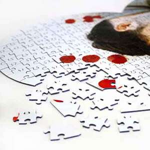 Puzzle Coração 300 peças - 43 x 31 cm