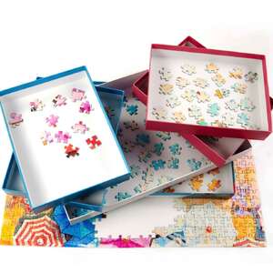 Bandejas de classificação para puzzle - 6 x  Peças