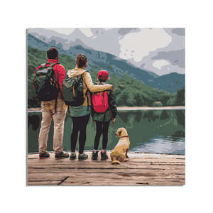 Pintura por números personalizada - A sua fotografia como obra de arte