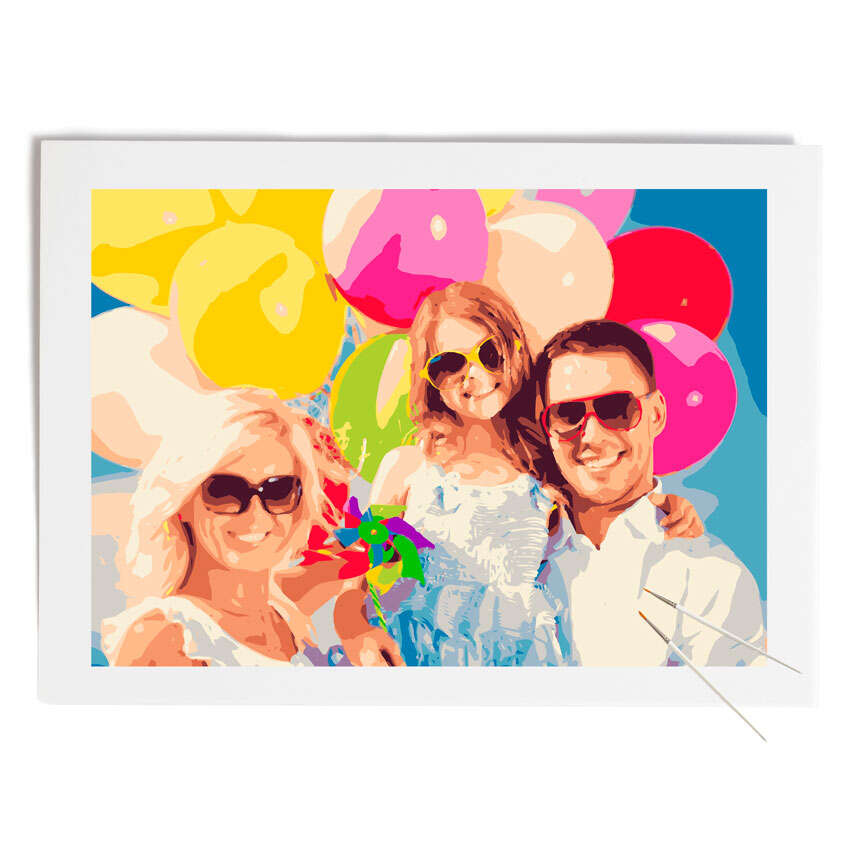 transforme suas fotos em arte por números