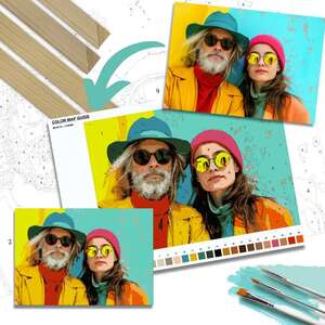 A sua fotografia como kit de Pintura por Números - Pinte-a, Pendure-a!
