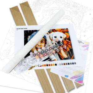 Pintura por números 70x50-Moldura de bricolage - €  55.48