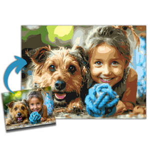 personalize sua pintura por números com sua imagem