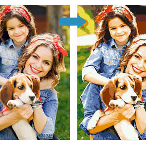 personalização de pintura por números com sua foto