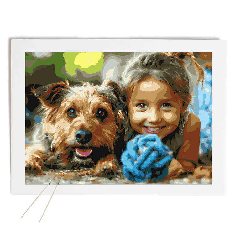 pintura por números personalizada de foto