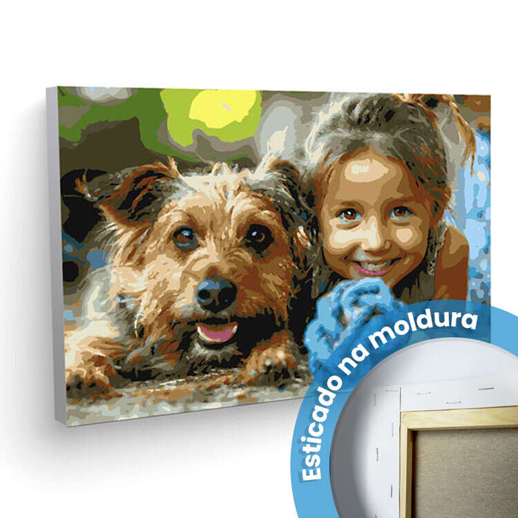 pintura por números personalizada para retratos