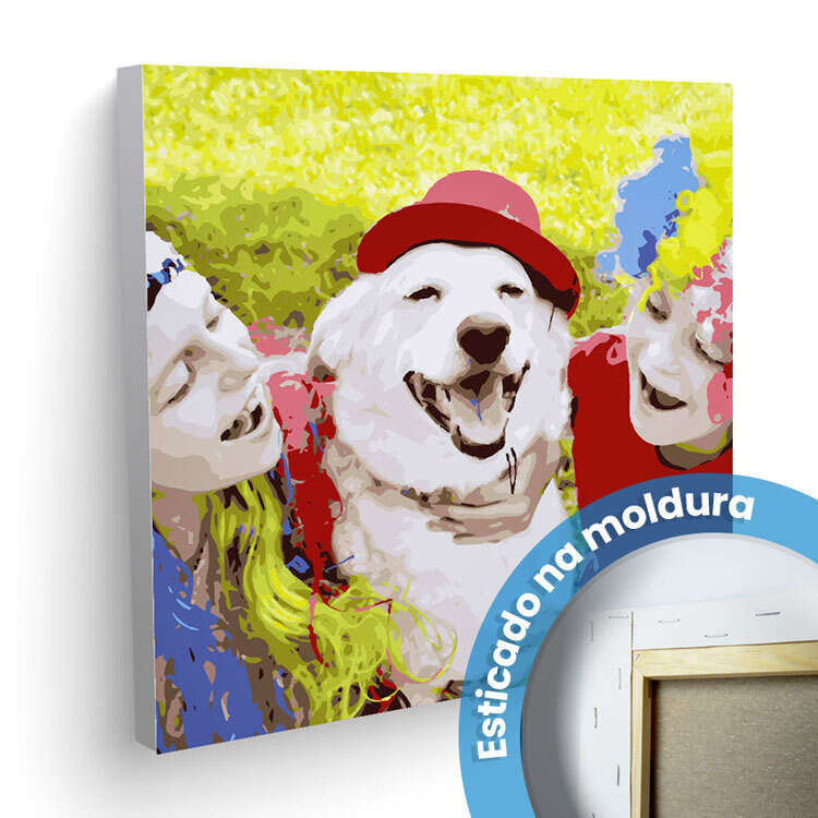 kit de arte com numeração personalizada