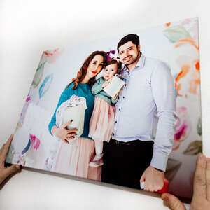 Quadro decorativo com recordacao de familia